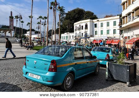 Square in Tangier City, Morocco