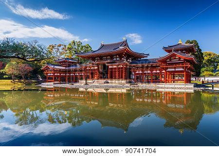 Uji, Kyoto, Japan - Famous Byodo-in Buddhist Temple.