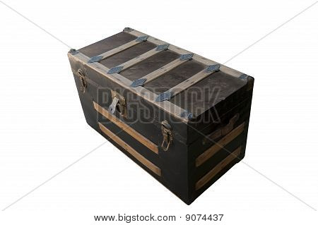 오래 되 고 낡 디 닫힌된 트렁크