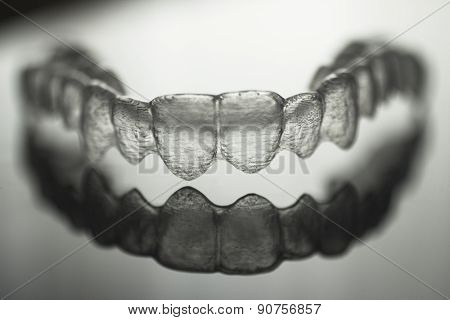 Invisible Dental Teeth Brackets Tooth Plastic Braces
