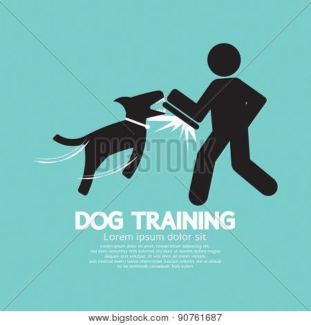Dog Training Graphic Symbol.