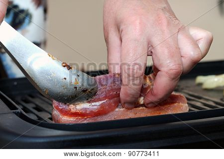 Women's Hand, Grilling