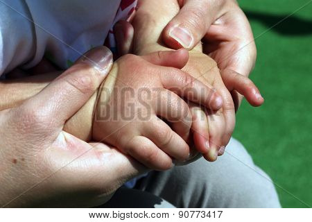 Hands together