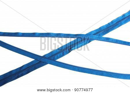 Zipper For the shirt Pants on a white background