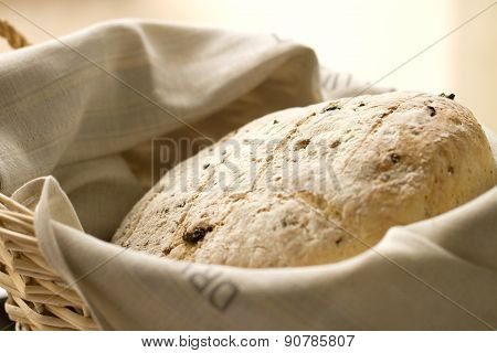 Homemade Bread With Raisins