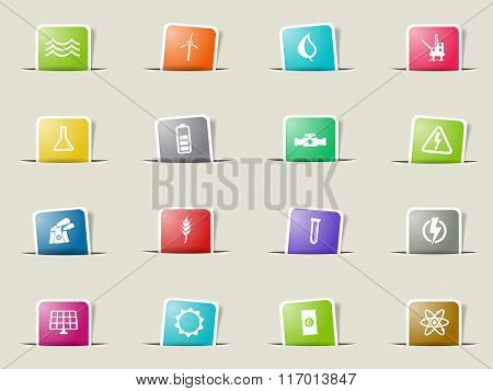 Power generation simply icons