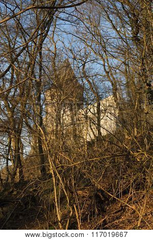 Castle ruin Frankenstein