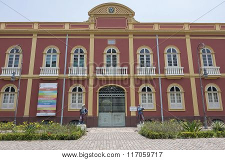 Palacete Provincial (provincial Manor House) In Manaus, Brazil