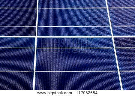 texture of a solar panel closeup