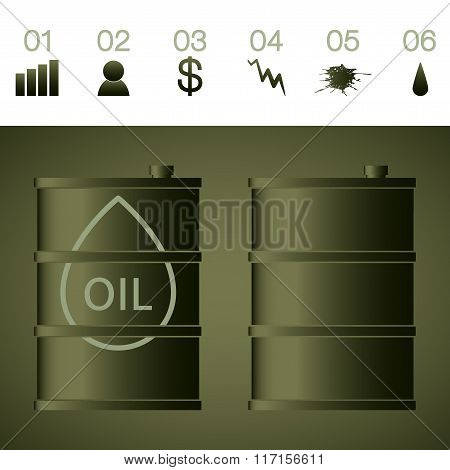 Oil price going up and down