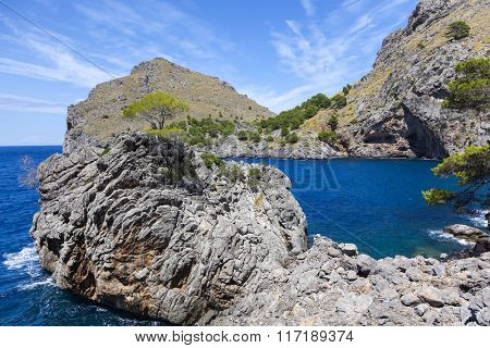 Sa Calobra coast, Mallorca island, Spain