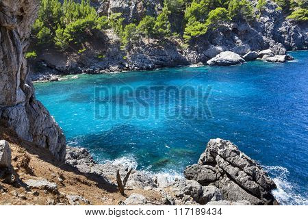 Sa Calobra coast, Mallorca island, Spain