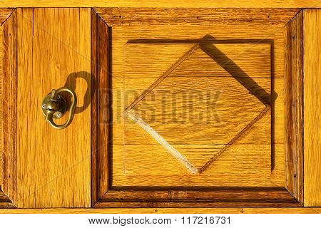 In The Ternate     Knocker A  Door Curch  Italy  Lombardy