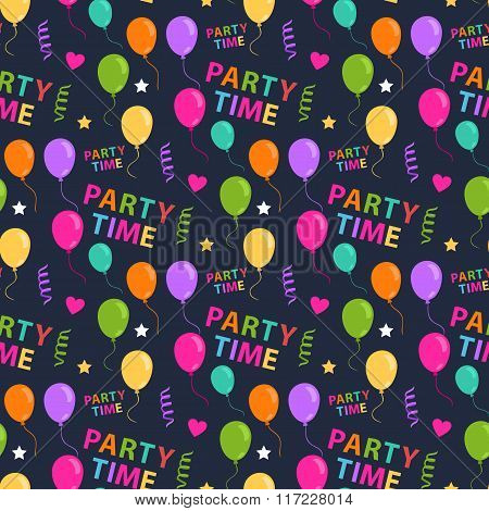 Party seamless pattern