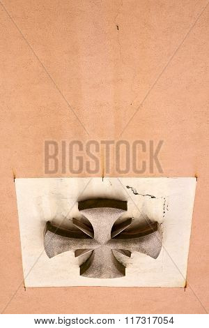 Abstract Cross In A  Church Crenna Gallarate