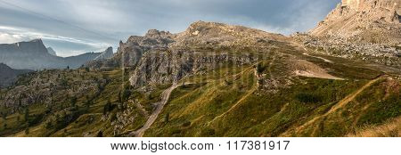 Cinque Torri Trekking At The Dolomites, Italy