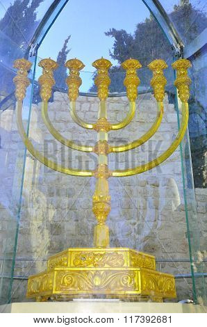 Jerusalem menorah.