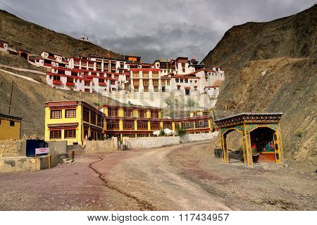 Rizong Monastery ,leh, Ladakh, Jammu And Kashmir, India.