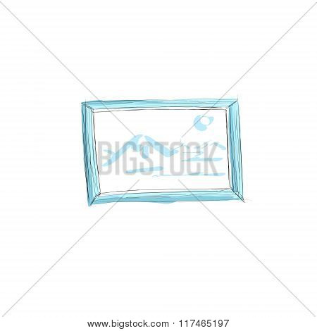 Sketch Frame Hand Draw Vintage