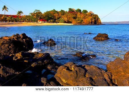 Andilana Beach Seaweed   Indian Ocean Madagascar Mountain   Sand