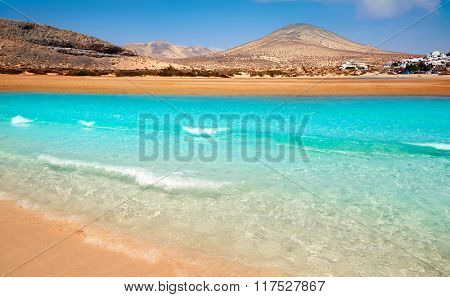 Jandia beach Risco el Paso Fuerteventura at Canary Islands of Spain