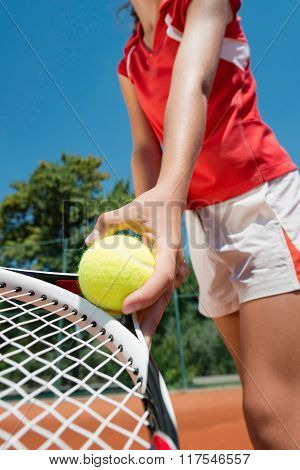 Young tennis player