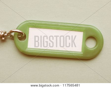 Green Keyring Vintage