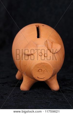 テラコッタのお金ボックス