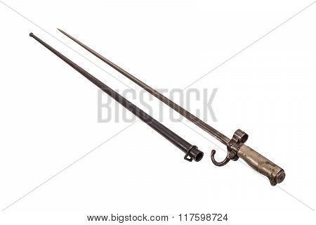 bayonet to the rifle Lebel sample 1886