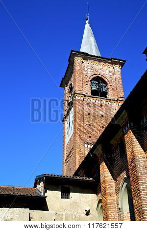 Castiglione Olona   Church Tower Bell Sunny Day