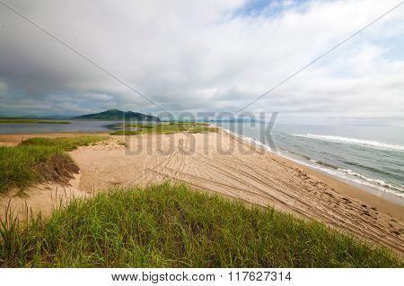 Untrodden Sandy Coastline