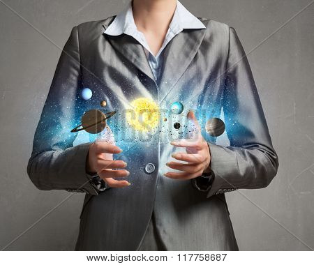Solar sytem and planets of universe