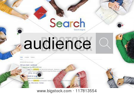 Audience Crowd Clientele Turnout Concept