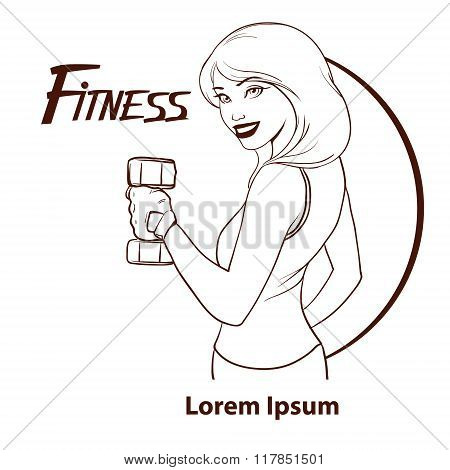Fitness Girl Power Woman Beauty Sport