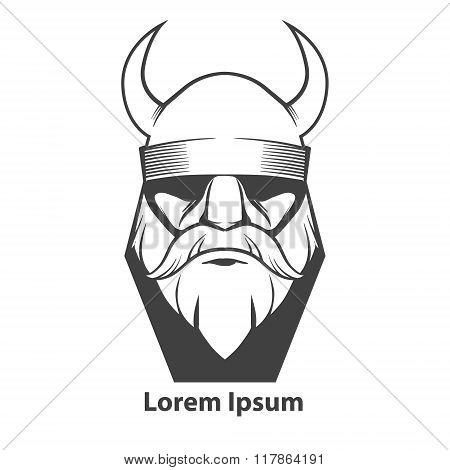Viking Head Logo
