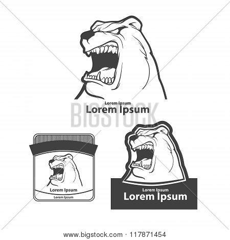 angry bear logo