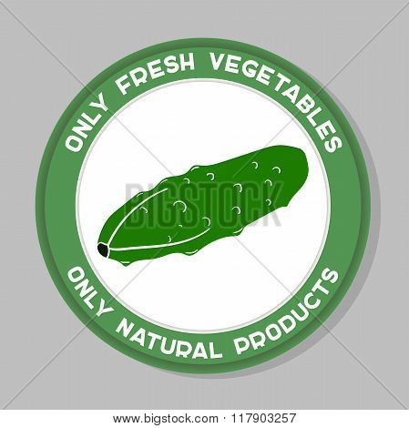 Cucumber Label Design