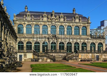 Palace Zwinger In Dresden,saxony,germany