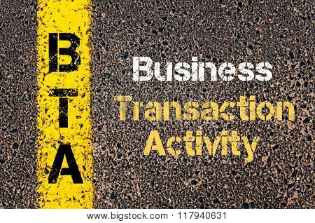 Business Acronym Bta Business Transaction Activity