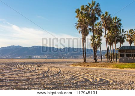 Landscape Of Venice Beach, Los Angeles, Usa