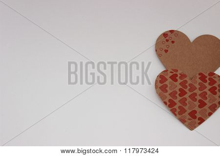 Love and valentines day with love letter