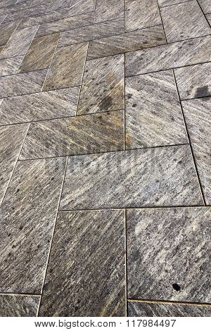 Near Mozzate Street Lombardy I    Pavement Of A Curch And Wall Marble