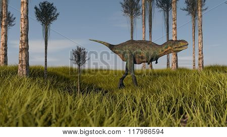 aucasaurus in agarwood grove