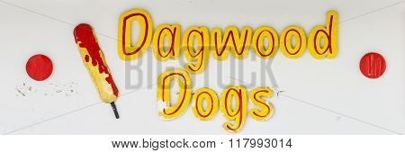 Dagwood Dogs Sign