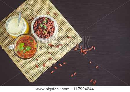 Cup Of Delicious Dietary Goji Berry Tea