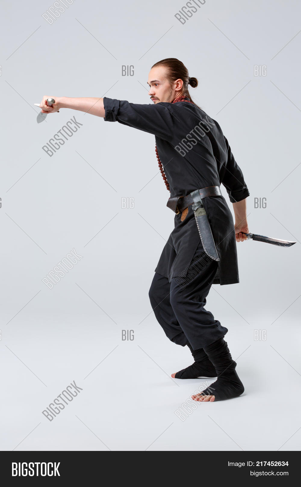 Ninja Man Long Hair Image & Photo (Free Trial) | Bigstock