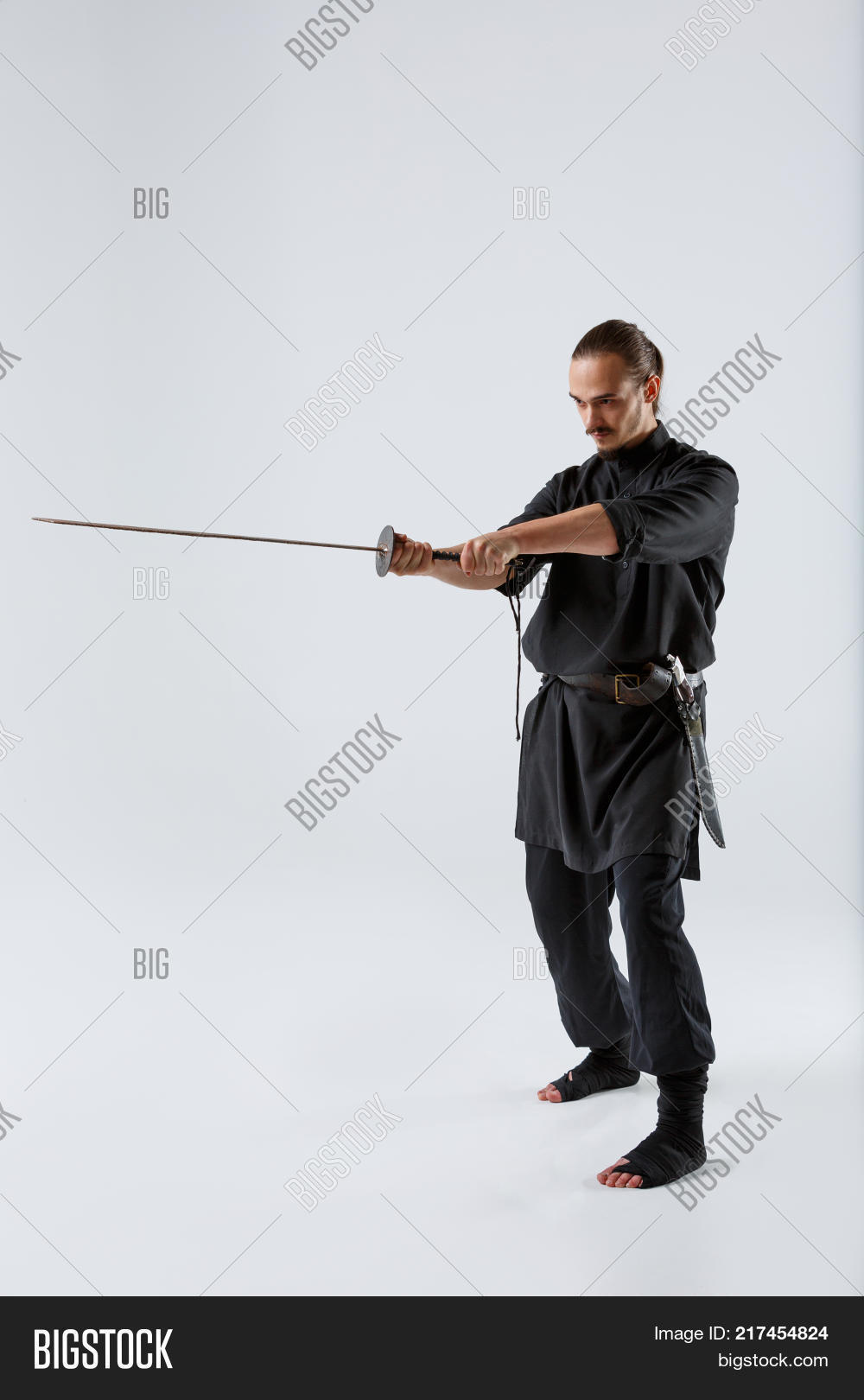 Ninja Man Long Hair Image & Photo (Free Trial) | Bigstock