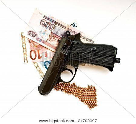 Arma e dinheiro