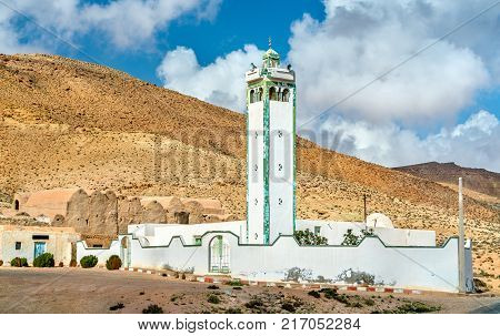 Mosque in Ksour Jlidet - Tataouine Governorate, South Tunisia