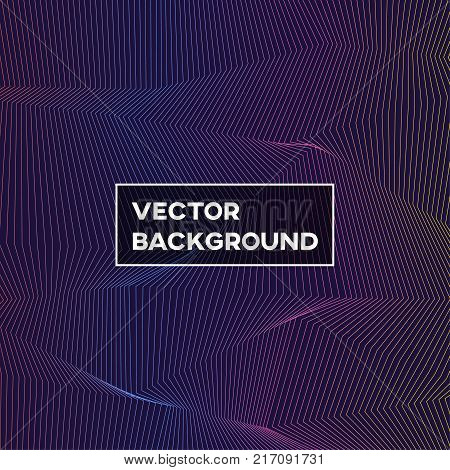Polylines abstract colorful background. Modern brochure cover design concept.